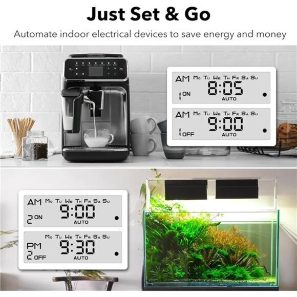 Heavy Duty Digital Programmable Timer, FD60 U6, 115V, 60Hz, Dual Outlet - Picture 6 of 7